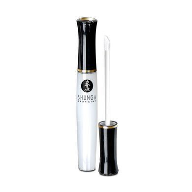 Стимулювальний блиск для губ Shunga LIPGLOSS &ndash; Coconut Water (10 мл), ефект поколювання, холод-тепло