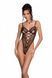 Еротичний боді з малюнком LOVELIA BODY black L/XL - Passion