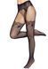 Колготки Leg Avenue Fishnet tights with back seam One size Black, задній шов, мереживо, сітка