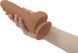 Фалоімітатор ADDICTION Steven 7.5" Silicone Dong Caramel, віброкуля в подарунок