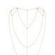 Цепочка для спины Bijoux Indiscrets Magnifique Back and Cleavage Chain - Gold, украшение для тела