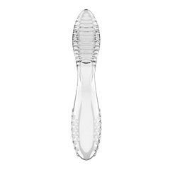 Двухсторонний стеклянный дилдо Satisfyer Dazzling Crystal 2 Transparent, прозрачный