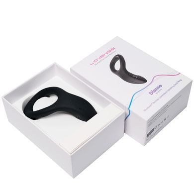 Смарт кільце-насадка на член Lovense Diamo Cock Ring, чорне