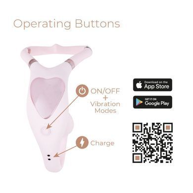 Смарт-вибратор для пар Adrien Lastic Venus+APP, розовый