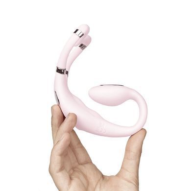 Смарт-вибратор для пар Adrien Lastic Venus+APP, розовый