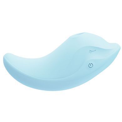 Вібратор та вакуумний стимулятор CuteVibe Heidi Blue, блакитний