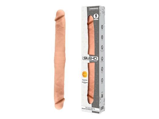 Фалоімітатор подвійний SIlexD Model 1 Double Dong S FleshSZ02 тілесний