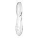Двосторонній скляний дилдо Satisfyer Dazzling Crystal 2 Transparent, прозорий