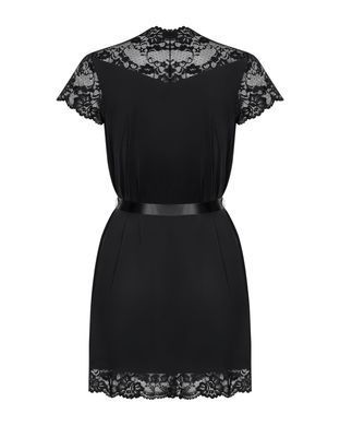 Obsessive 810-PEI-1 peignoir black L/XL