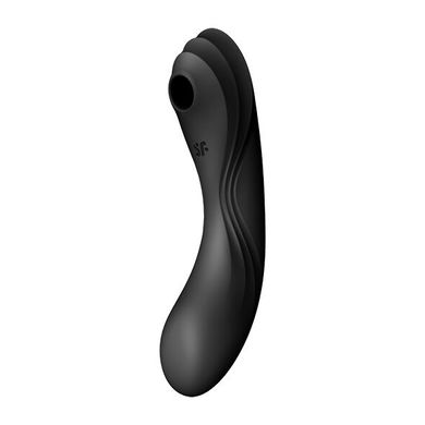 Вакуумний стимулятор з вібрацією Satisfyer Curvy Trinity 4 Black