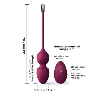 Dorcel - Love Balls - вибрационные шарики Кегеля с дистанционным управлением