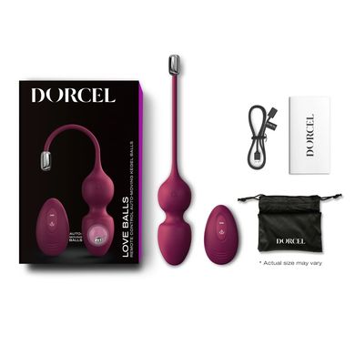 Dorcel - Love Balls - вібраційні кульки Кегеля з дистанційним керуванням