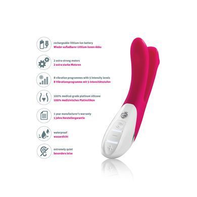 Вибратор Mystim Bon Aparte Pink, розовый