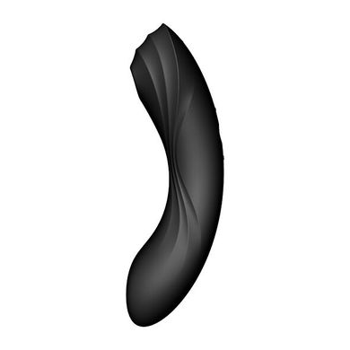 Вакуумний стимулятор з вібрацією Satisfyer Curvy Trinity 4 Black