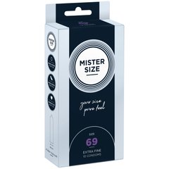 Презервативи Mister Size - pure feel - 69 (10 condoms), товщина 0,05 мм