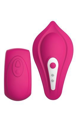 Вибратор в трусики Liebe Panty Vibe Recargable Cerise, розовый