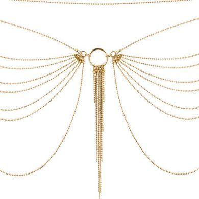 Цепочка трусики или лиф Bijoux Indiscrets MAGNIFIQUE Waist Chain - Gold, украшение на тело