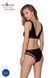 Топ з прозорою вставкою Passion PS002 TOP black, size L