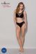 Топ з прозорою вставкою Passion PS002 TOP black, size L