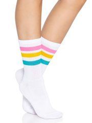 Шкарпетки жіночі в смужку Leg Avenue Pride crew socks Pansexual, 37&ndash;43 розмір