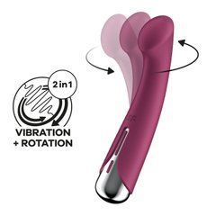 Вибратор с ротацией Satisfyer Spinning G-Spot 1 красный