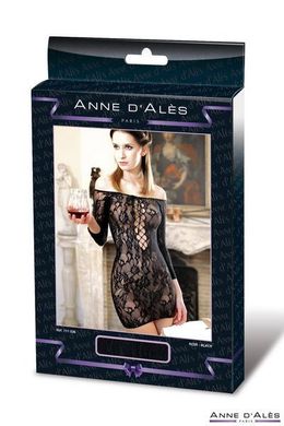 Сукня сітка Anne De Ales FETISH DINNER Black M/L