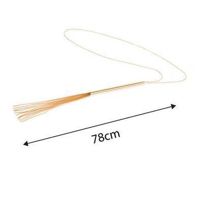 Прикраса-батіг Bijoux Indiscrets MAGNIFIQUE Necklace Whip - Gold