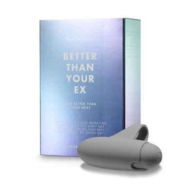 Вибратор на палец Bijoux Indiscrets Better Than Your Ex, серый