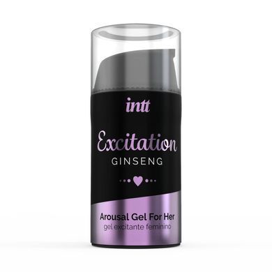 Збудливий гель Intt Excitation (15 мл) з екстрактом женьшеню, з ефектом вібрації (помята упаковка)