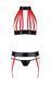 AZIZA SET red S/M - Passion