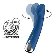 Вибратор с ротацией Satisfyer Spinning G-Spot 1 голубой