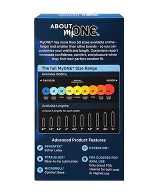 Презервативи MyONE Super Snug 10 шт, картонна коробка