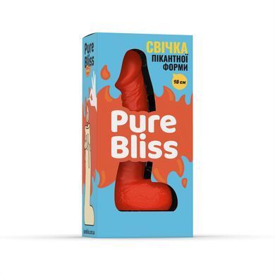 Свеча в виде члена Pure Bliss BIG Orange, оранжевая