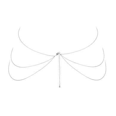 Ланцюжок для тіла Bijoux Indiscrets Magnifique 8 Body Chain &mdash; Silver, Сріблястий