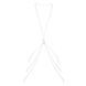 Ланцюжок для тіла Bijoux Indiscrets Magnifique 8 Body Chain &mdash; Silver, Сріблястий