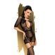 Бодістокінг Penthouse High stakes S/L Black, міні-сукня, квітковий декор, глибоке декольте, панчохи