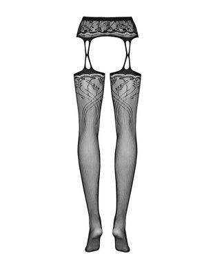 Obsessive Garter stockings S206 black S/M/L
