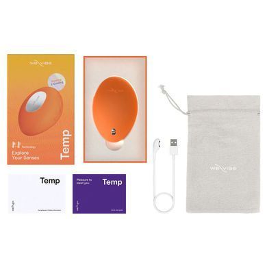 Вібратор We-Vibe Temp Tangerine, помаранчевий