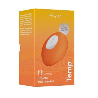 Вібратор We-Vibe Temp Tangerine, помаранчевий