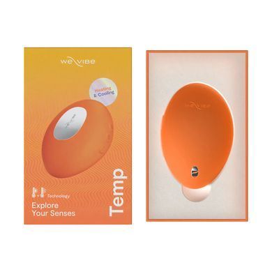 Вібратор We-Vibe Temp Tangerine, помаранчевий