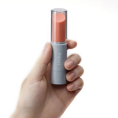 Вібратор-помада IROHA STICK Grey, персиковий