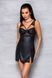 Бебі-дол з еко-шкіри та мережива Loona Chemise black XXL/XXXL - Passion, Черный