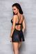 Бебі-дол з еко-шкіри та мережива Loona Chemise black XXL/XXXL - Passion, Черный
