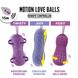 Вагінальні кульки з перловим масажем FeelzToys Motion Love Balls Foxy з пультом дистанційного керування, 7 режимів