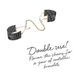 Прикраси-наручники Bijoux Indiscrets Desir Metallique Handcuffs - Black