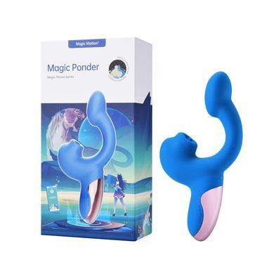 Смарт-вібратор Magic Motion Ponder Blue, синій