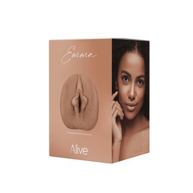Мастурбатор-вагина Alive Emma Super Realistic Masturbator M Caramel, светло-коричневый
