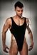 Чоловічий боді з високим вирізом стегна Passion 010 BODY black XXL/XXXL