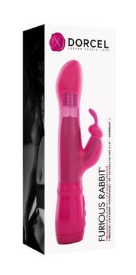 Вибратор Dorcel Furious Rabbit, розовый