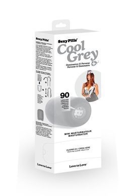 Мастурбатор таблетка Love To Love SEXY PILLS COOL GREY,серый